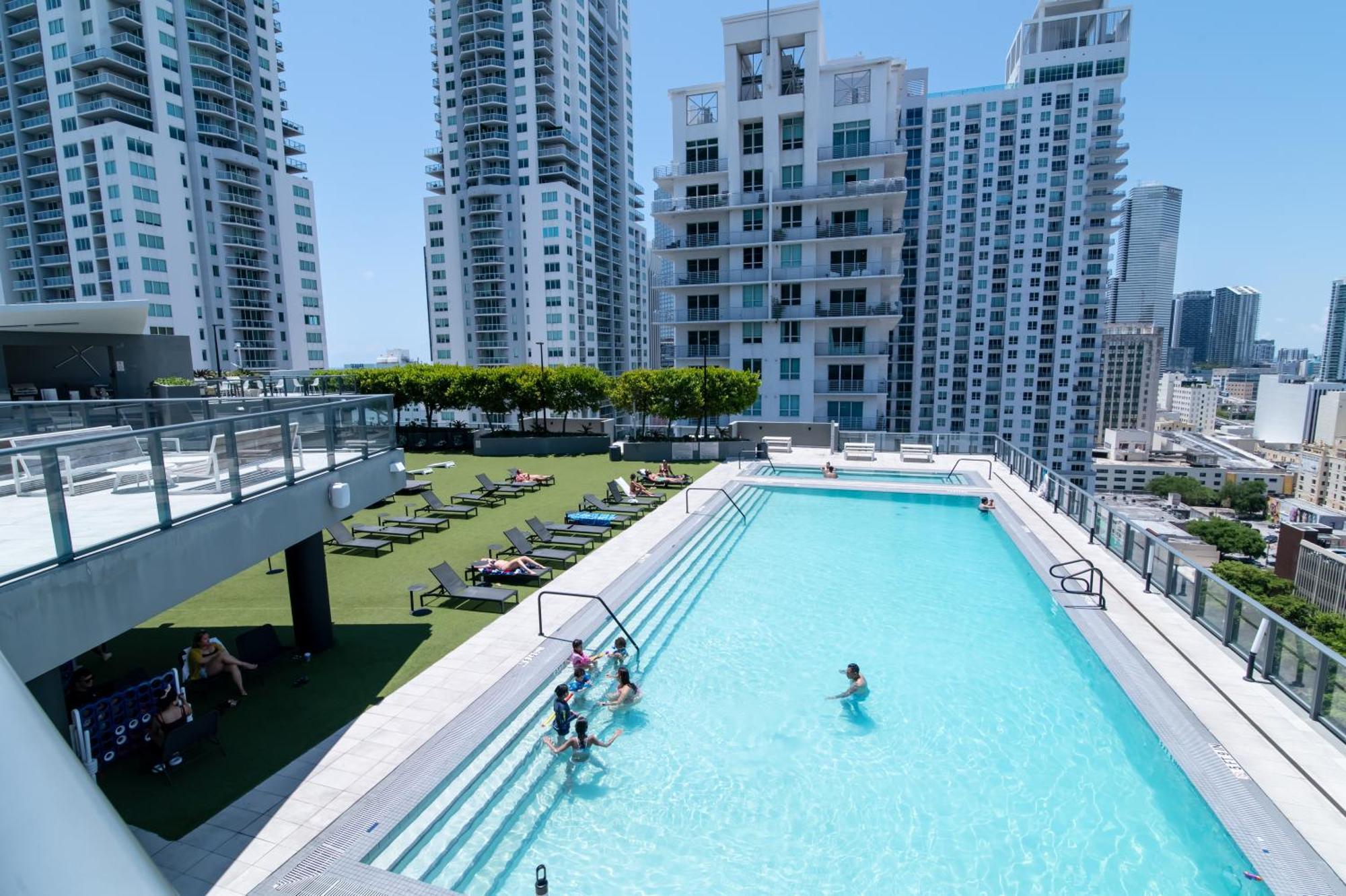 Luxurious King Bed Suite In Downtown Miami Exteriér fotografie